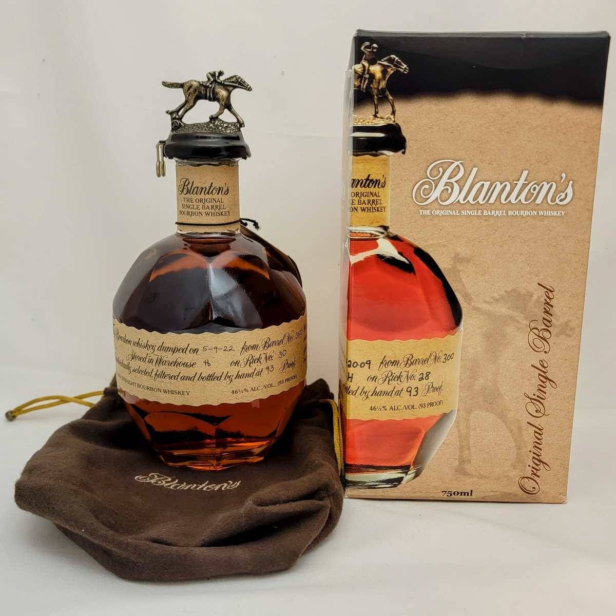 Blantons Single Barrel Bourbon Bottled 2018