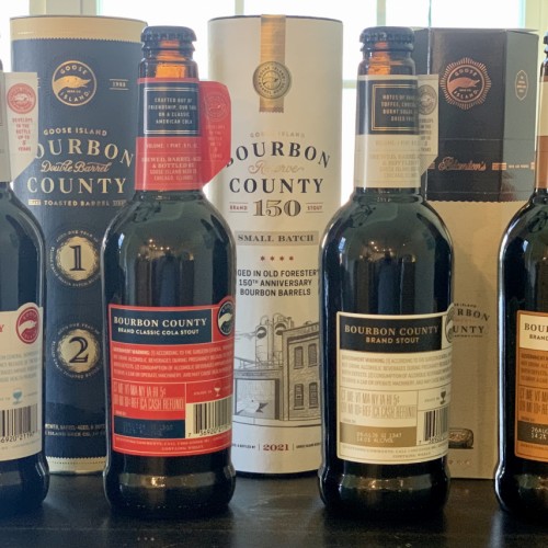2021 Goose Island Bourbon County Release - Complete 7 Bottle Set