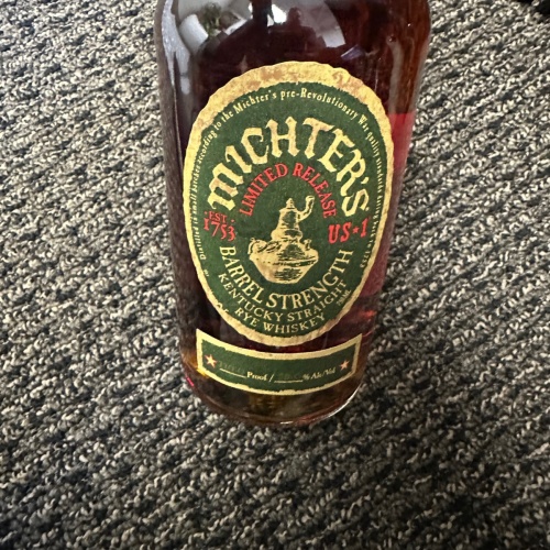 Michter's Barrel Strength Rye 110 Proof