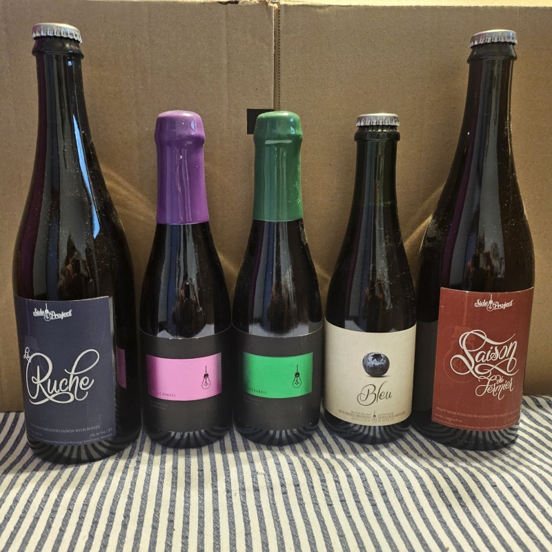 Side Project Silent Barrel Set + La Rouche, Saison du Fermier, & Bleu