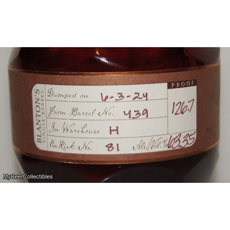 Blanton´s Straight from the Barrell 6.3.2024