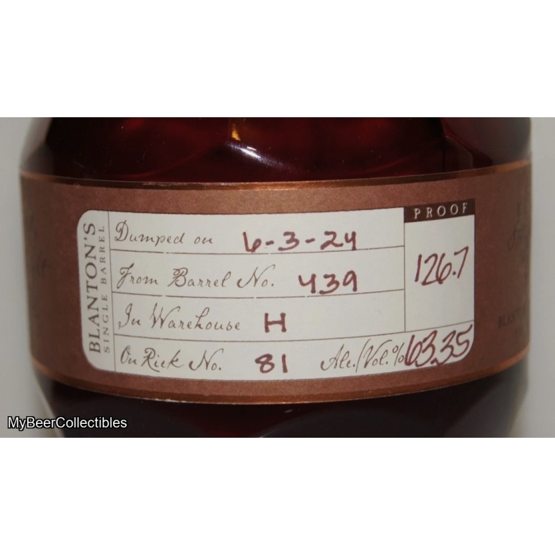 Blanton´s Straight from the Barrell 6.3.2024