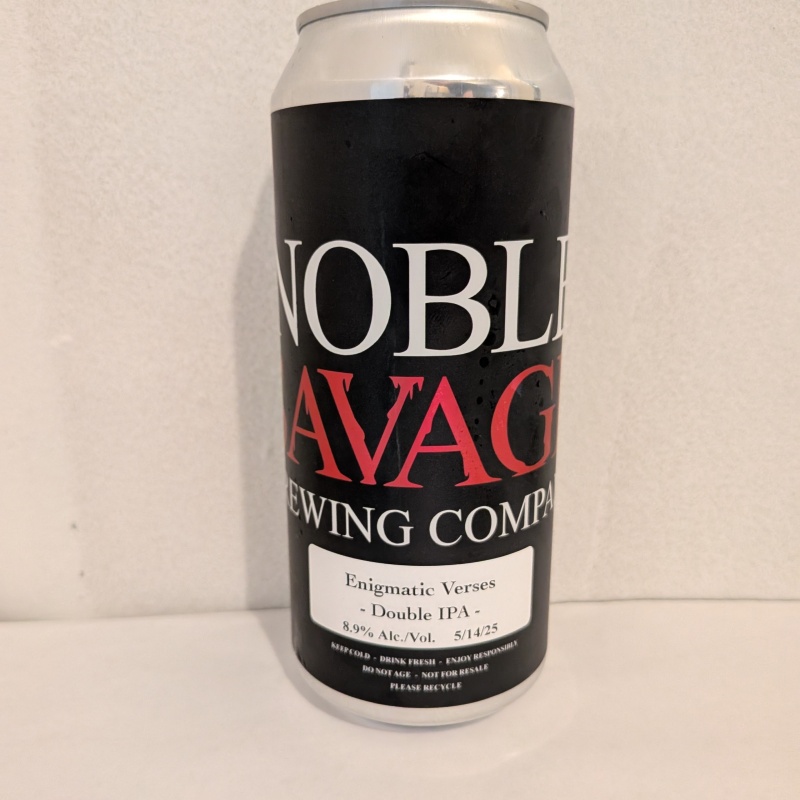 NOBLE SAVAGE ENIGMATIC VERSES IMPERIAL IPA 8.9%