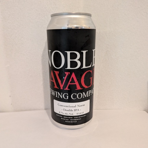 NOBLE SAVAGE CONVENTIONAL NORMS IMPERIAL IPA 8.7%