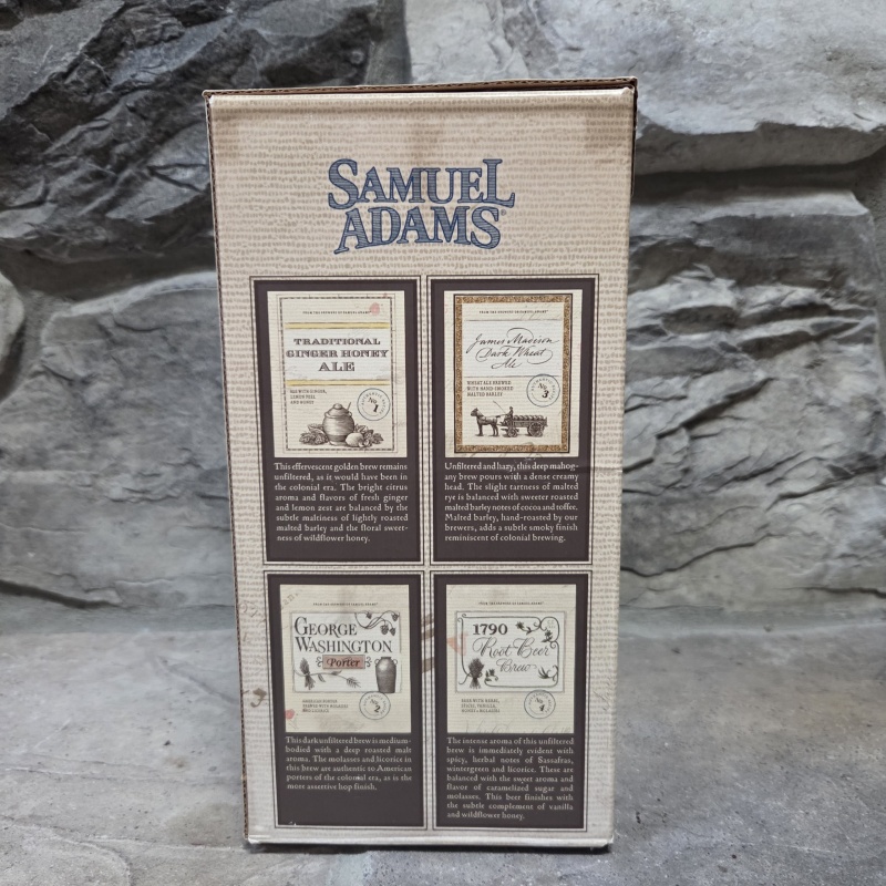 Sam Samuel Adams Brewer Patriot Collection 2006 Limited Edition 4 pack Discontinued Rare!