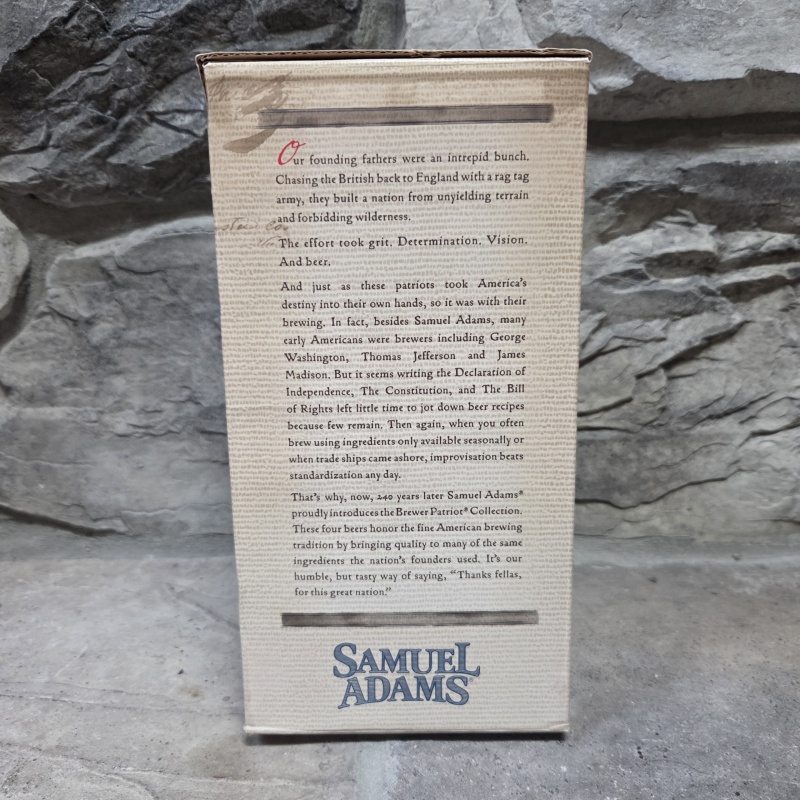 Sam Samuel Adams Brewer Patriot Collection 2006 Limited Edition 4 pack Discontinued Rare!
