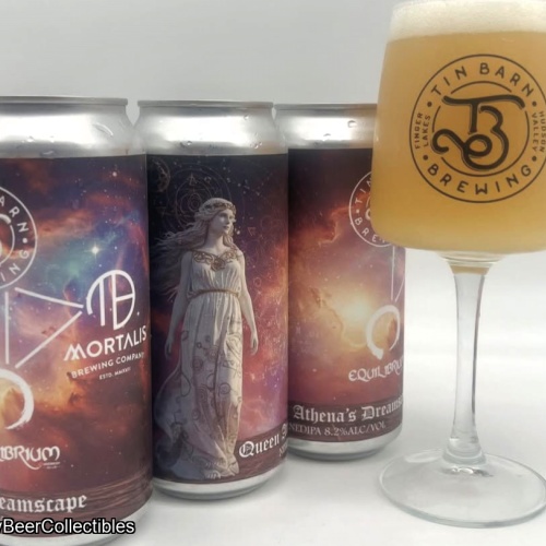 TIN BARN / EQUILIBRIUM / MORTALIS - QUEEN ATHENA'S DREAMSCAPE IMPERIAL IPA 8.2%