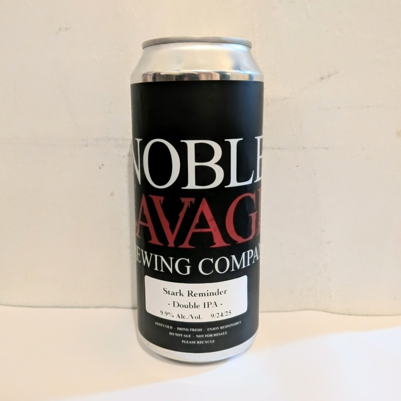 NOBLE SAVAGE STARK REMINDER IMPERIAL IPA 9.9%