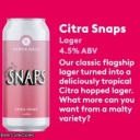 OTHER HALF - CITRA BEER WEEK - CITRA SNAPS LAGER 4.5%