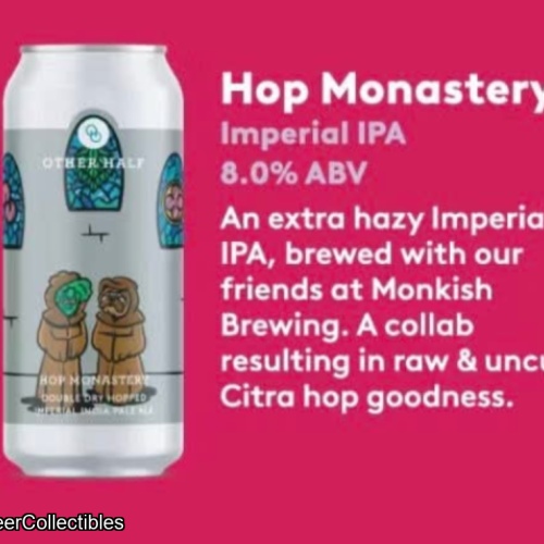 OTHER HALF / MONKISH - CITRA BEER WEEK - HOP MONASTERY IMPERIAL IPA 8%