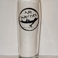 NO WORRIES BREWING 20 OZ. GLASS