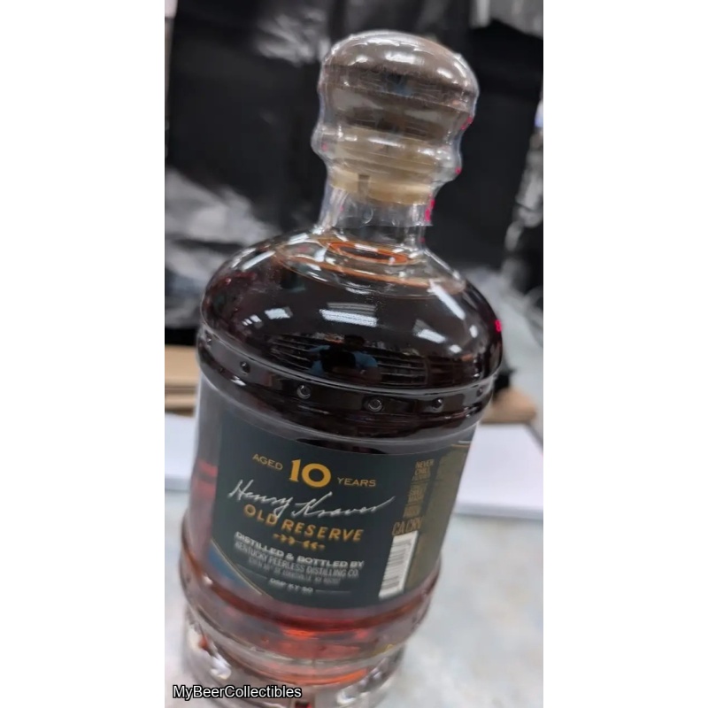 Peerless Henry Kraver 10-Year Old Reserve Kentucky Straight Bourbon Whiskey