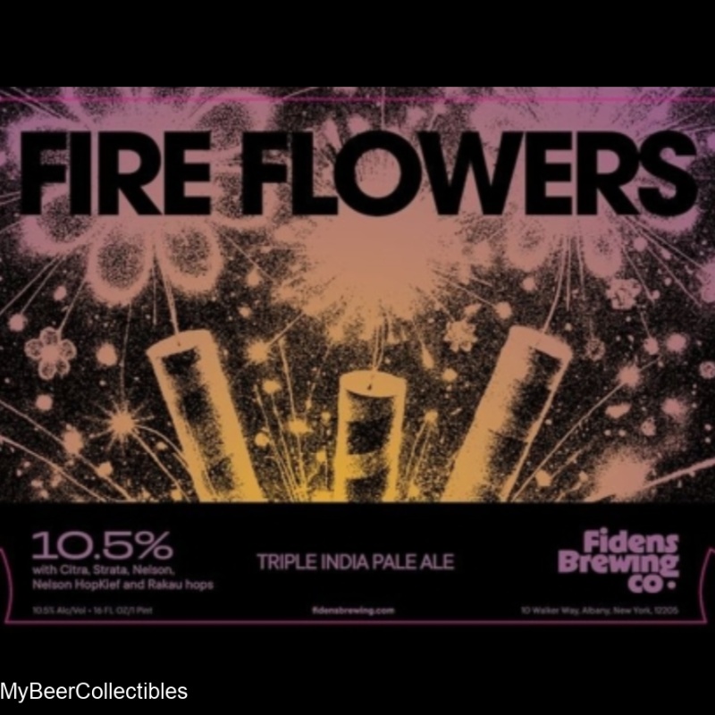 FIDENS FIRE FLOWERS IMPERIAL IPA 10.5%