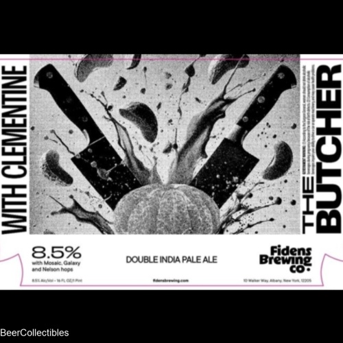 FIDENS THE BUTCHER WITH CLEMENTINE IMPERIAL IPA 8.5%