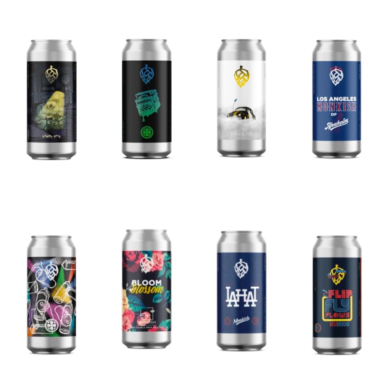 Monkish - Mixed 8 Pack