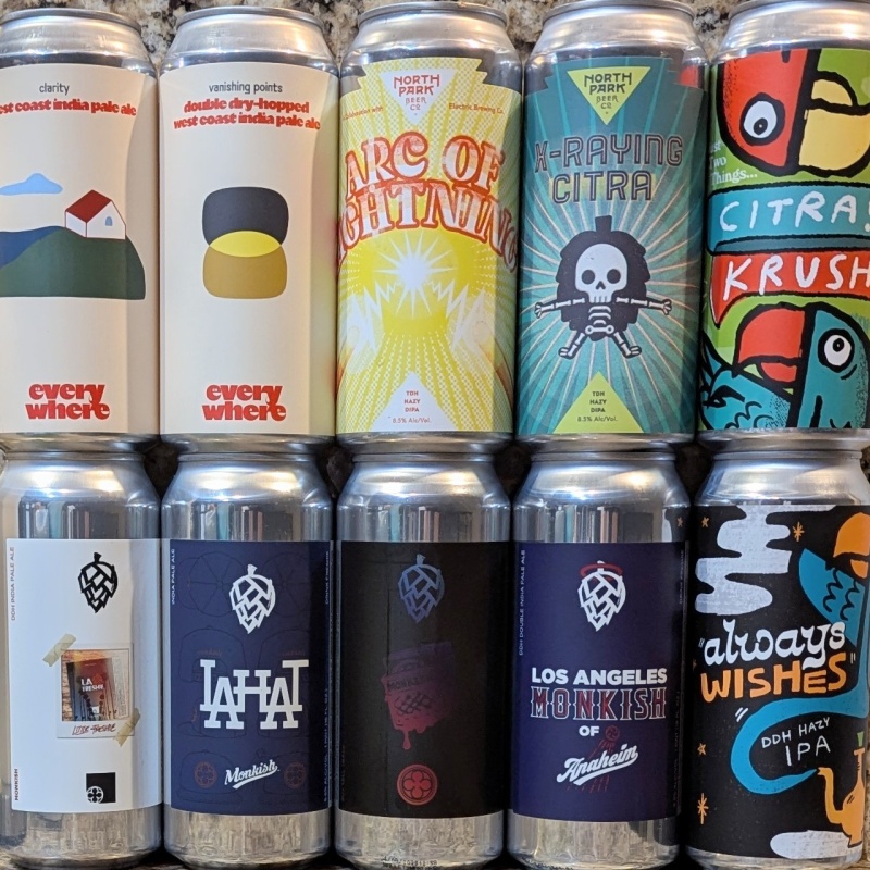 Socal Mixed 10 Pack (Monkish / Green Cheek / North Park)