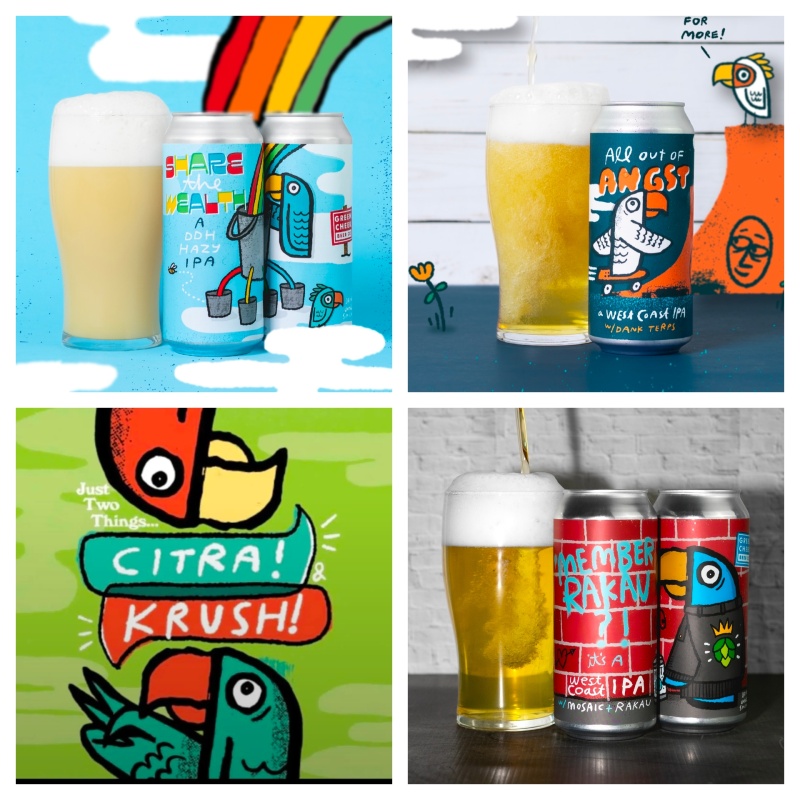 Green Cheek - Mixed 4 Pack