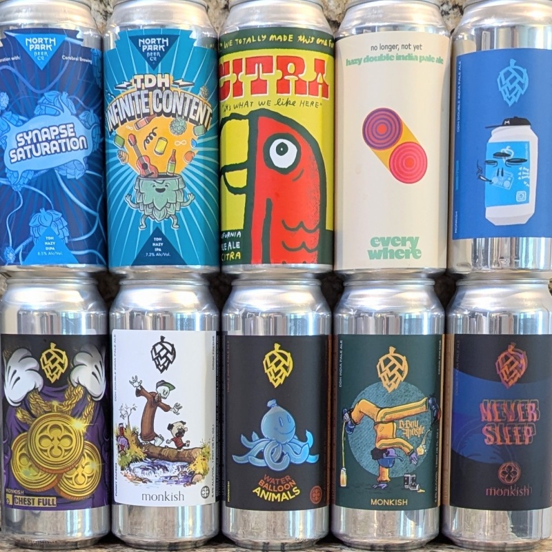 Socal Mixed 10 Pack (Monkish / Green Cheek / North Park)