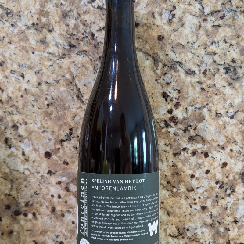 Brouwerij 3 Fonteinen - Speling Van Het Lot XIII.iii Amforenlambik (1 bottle)