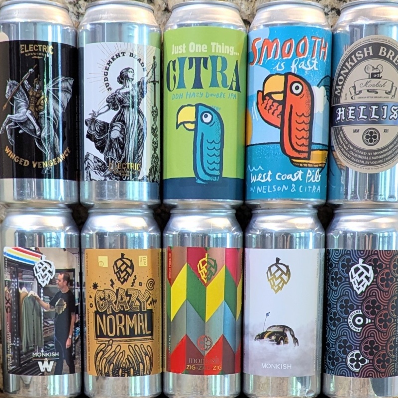 Socal Mixed 10 Pack (Monkish / Green Cheek / North Park)