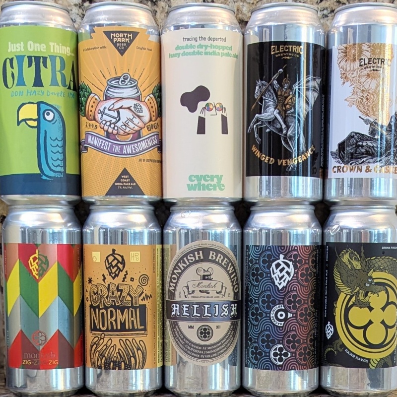 Socal Mixed 10 Pack (Monkish / Green Cheek / North Park)