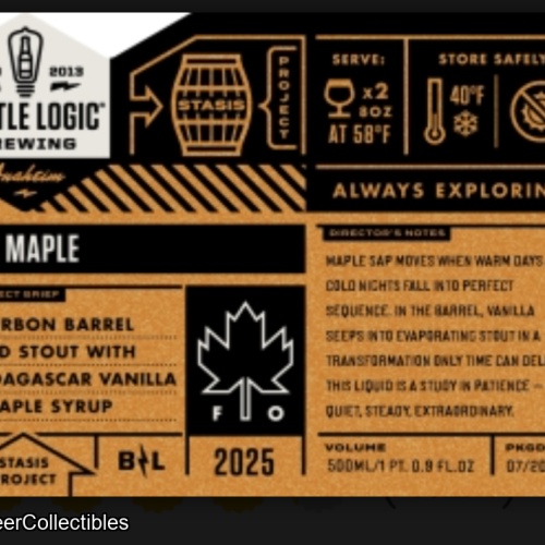 Bottle Logic - Maple Fundamental Observation (1 bottle)