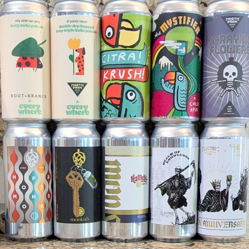 Socal Mixed 10 Pack (Monkish / Green Cheek / North Park)