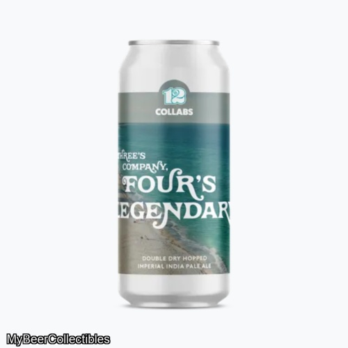 OTHER HALF - THREE'S COMPANY, FOUR'S LEGENDARY IMPERIAL IPA 8%