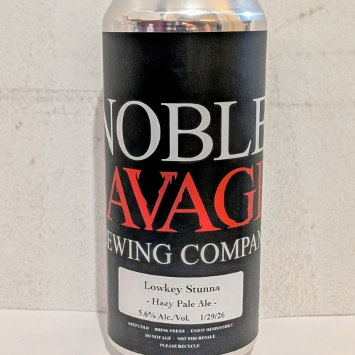 NOBLE SAVAGE LOWKEY STUNNA HAZY PALE ALE 5.6%