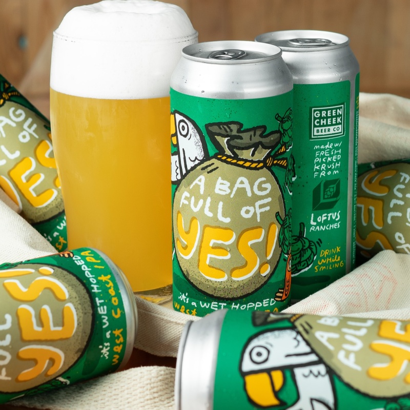 Green Cheek -  A Bag Full of Yes (2 cans)