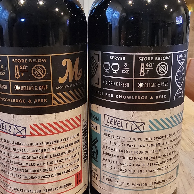 2017 Bottle Logic Fundamental Observation and Red Eye November