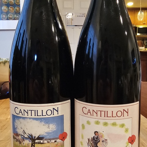Cantillon Kriek 100% Lambic Bio and Rose de Gambrinus