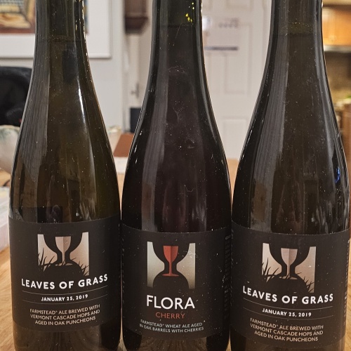 Hill Farmstead 2019 Leaves of Grass x2 and 2018 Flora Cherry x1