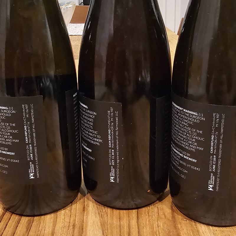 Hill Farmstead 2019 Leaves of Grass x2 and 2018 Flora Cherry x1