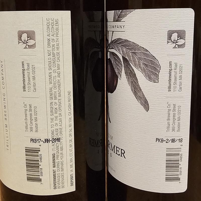 2018 Trillium Super Soak Plum and Fated Farmer Plum
