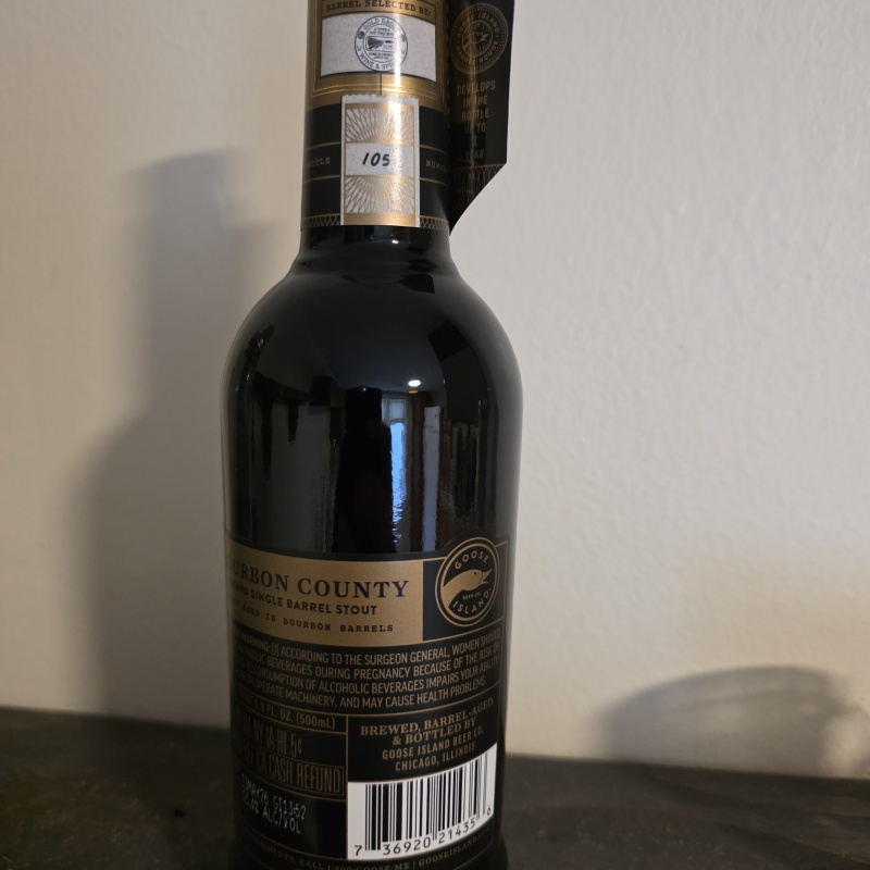 Goose Island Bourbon County Brand Stout Single Barrel - 13yr Weller (Gold Eagle)