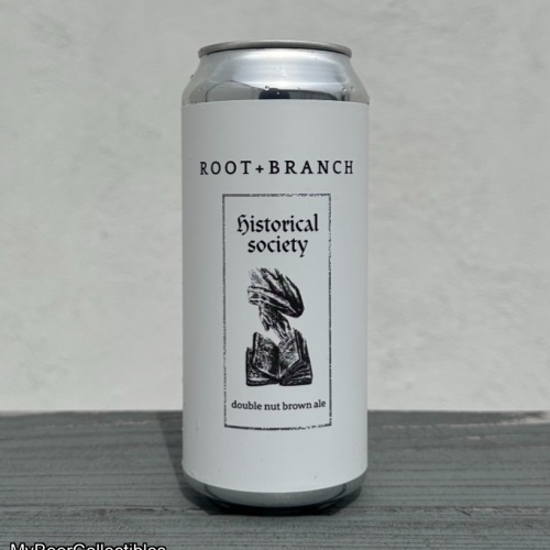 ROOT + BRANCH HISTORICAL SOCIETY: DOUBLE NUT IMPERIAL BROWN ALE 8%