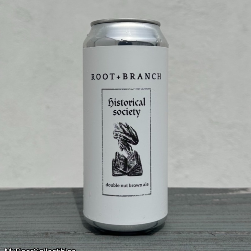 ROOT + BRANCH HISTORICAL SOCIETY: DOUBLE NUT IMPERIAL BROWN ALE 8%