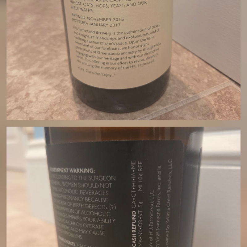 Hill Farmstead 2 bottle lot - What is Enlightenment and Works of Love Cigar City 2015