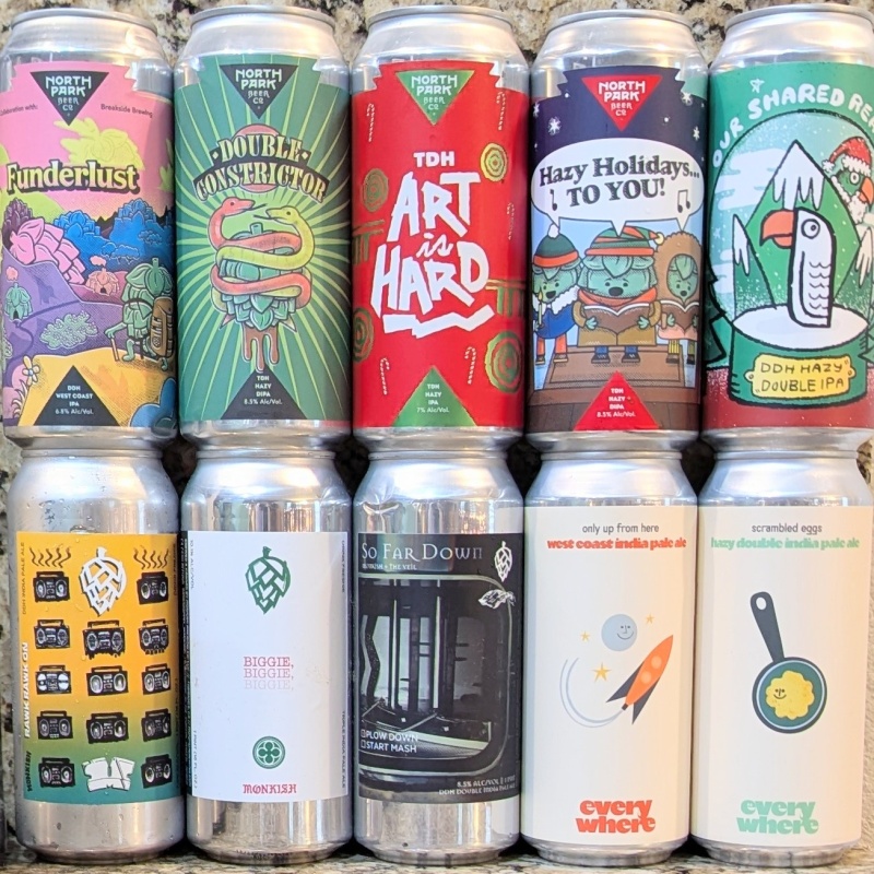 Socal Mixed 10 Pack (Monkish / Green Cheek / North Park)