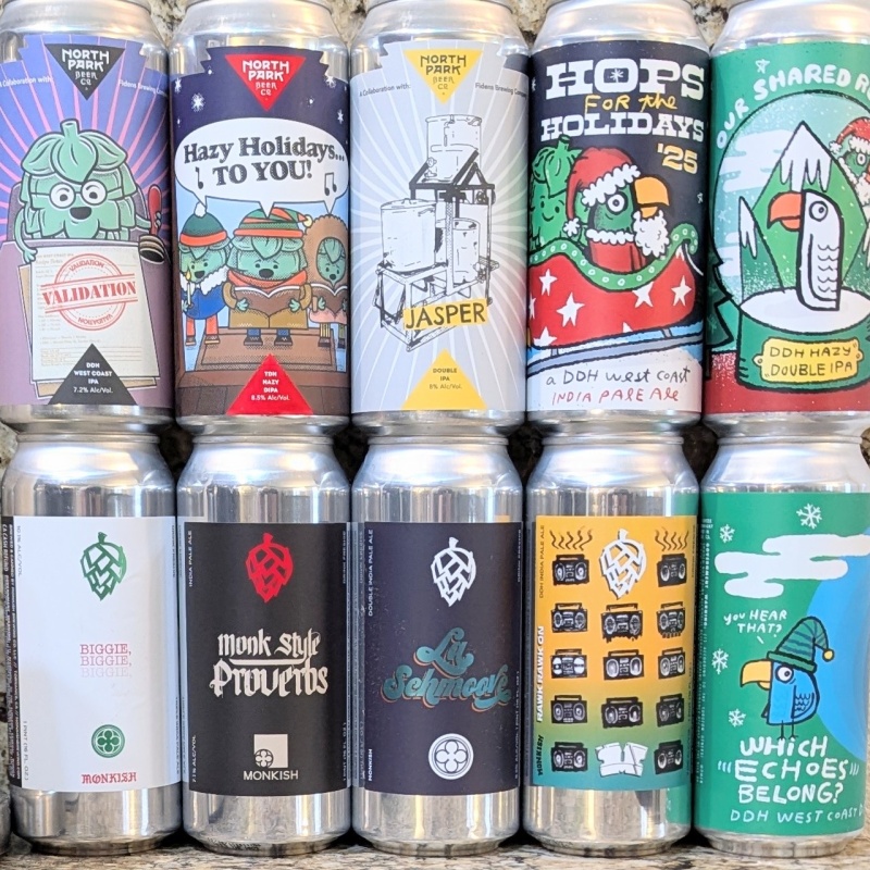 Socal Mixed 10 Pack (Monkish / Green Cheek / North Park)