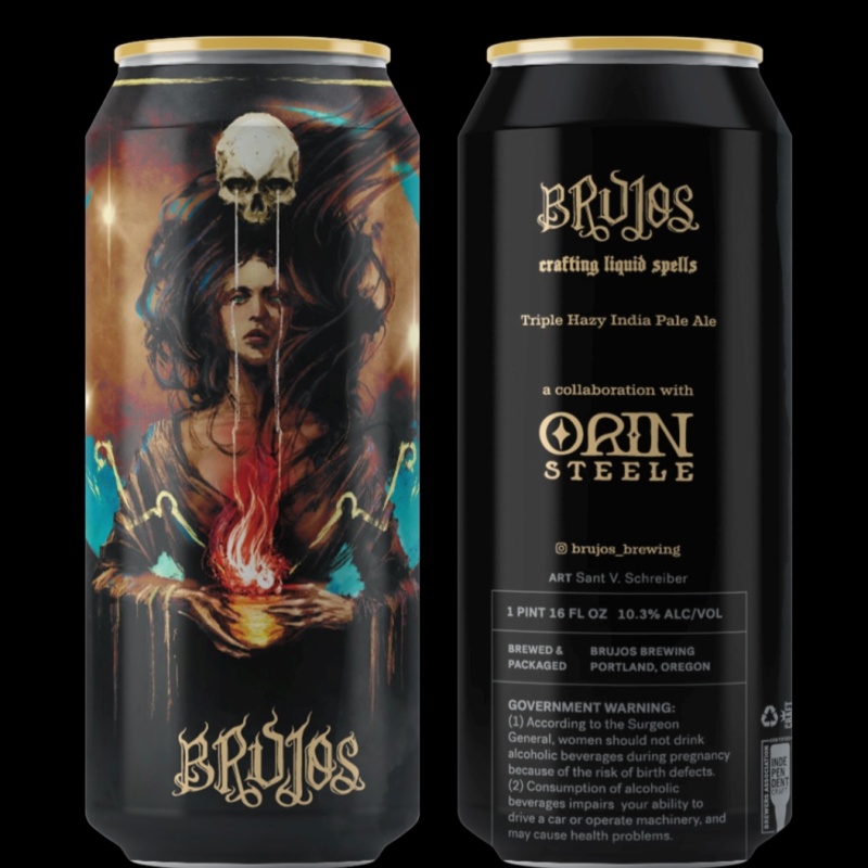 BRUJOS / ORIN - SANGRE, SOMBRA Y FUEGO IMPERIAL IPA 10.3%