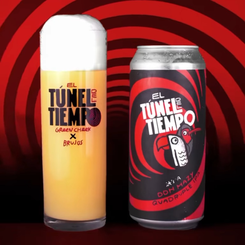 Green Cheek / Brujos - El Túnel Del Tiempo (2 cans)