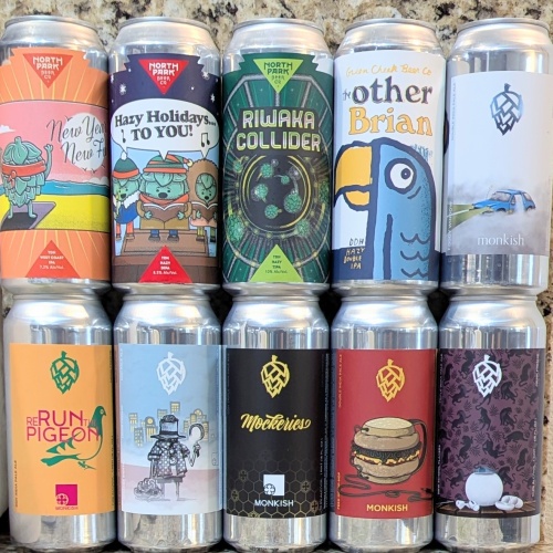 Socal Mixed 10 Pack (Monkish / Green Cheek / North Park)