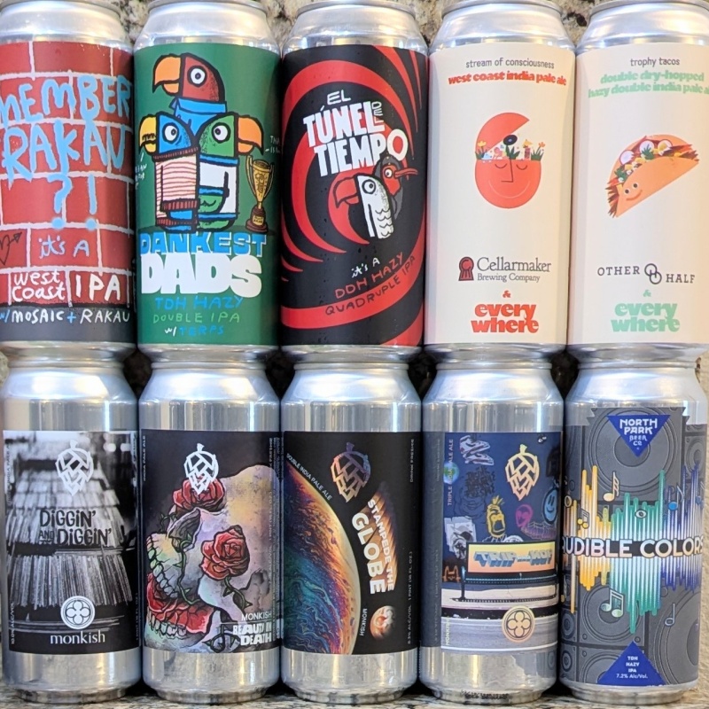 Socal Mixed 10 Pack (Monkish / Green Cheek / North Park)