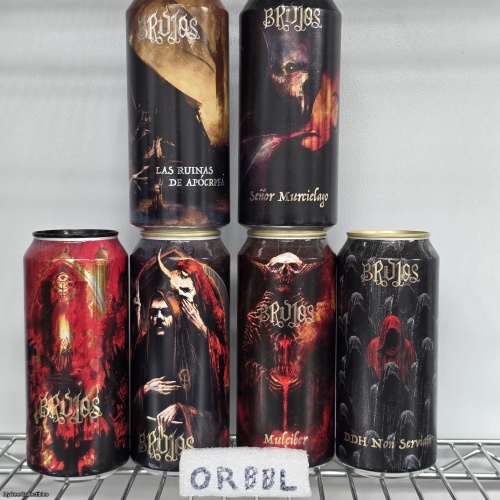 Brujos Latest Hazy 6-Pack, 4.5-4.6 UT Senor Mercielago, DDH Non Serviam, Mulciber, Troon, Lyric collabs