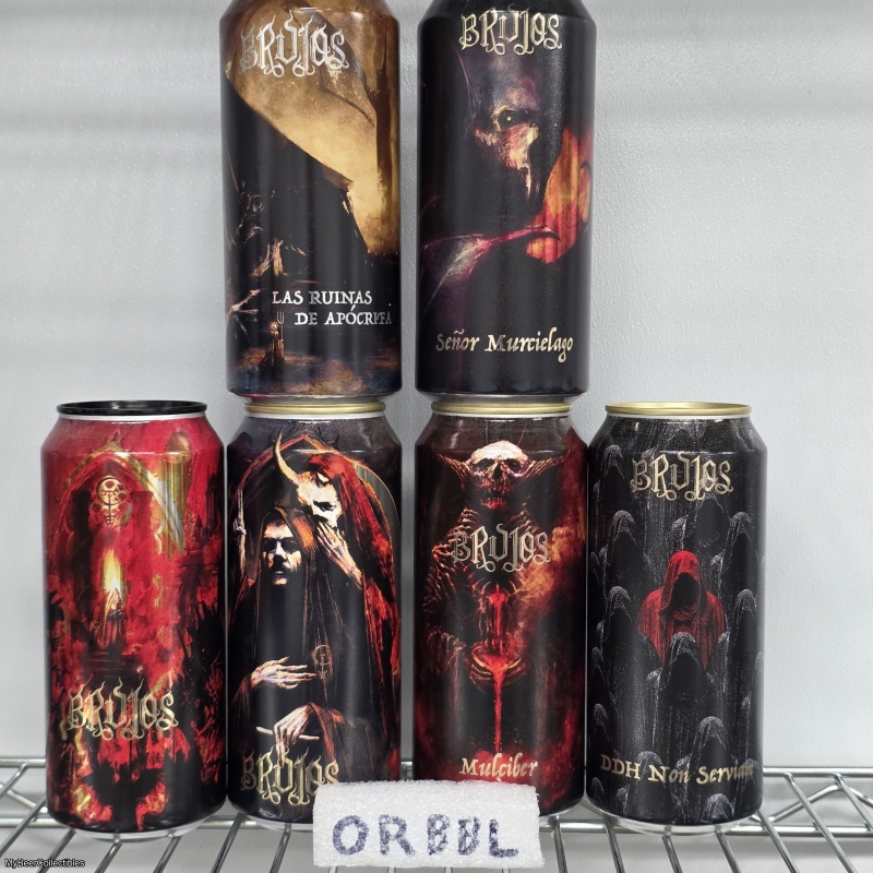 Brujos Latest Hazy 6-Pack, 4.5-4.6 UT Senor Mercielago, DDH Non Serviam, Mulciber, Troon, Lyric collabs