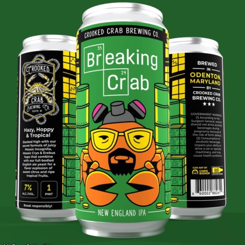 CROOKED CRAB BREAKING CRAB IPA 7%