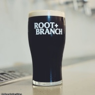 ROOT + BRANCH 4TH ANNIVERSARY 16 OZ. GLASS