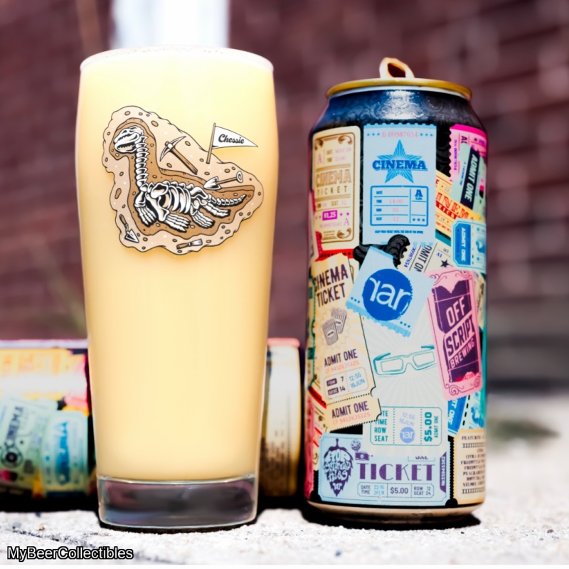 RAR / OFF SCRIPT - CINEMA TICKETS - HOP SATURATED ALE 8.5%